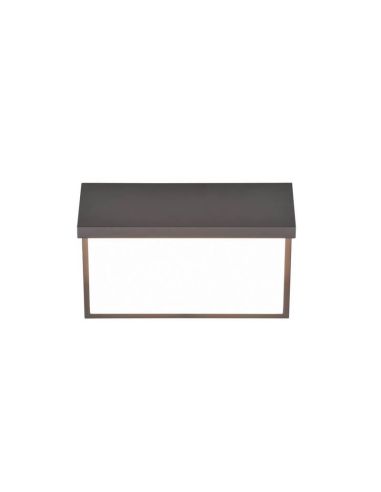 Aplique pared LED para exterior NESTOS rectangular| LeonLeds