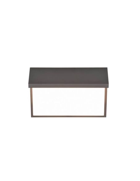 Aplique pared LED para exterior NESTOS rectangular vista desde arriba