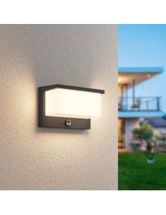 Aplique pared LED para exterior NESTOS rectangular| LeonLeds 2
