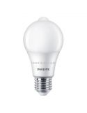 Bombilla E27 LED con Sensor de Movimiento 8W Reemplazo 60W Luz Calida 2.700K 8718699782733 | LeonLeds.com