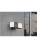Aplique de pared LED para exterior CUBA 360º con doble cabezal 24,4W antracita/negro mate 3000K/4000K