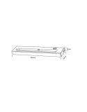 Aplique pared LED lámpara bajo armario para cocina 55cm ALINO | LeonLeds