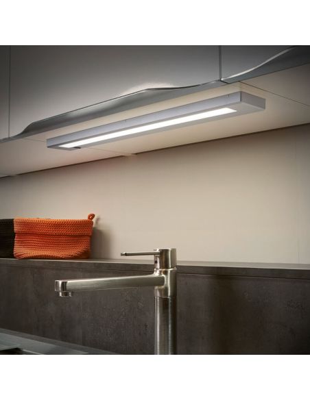 Aplique pared LED lámpara bajo armario para cocina 55cm ALINO | LeonLeds