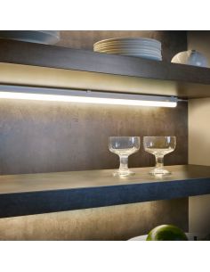 Aplique de pared LED cocina bajo mueble interruptor RAMON 51cm | LeonLeds 2