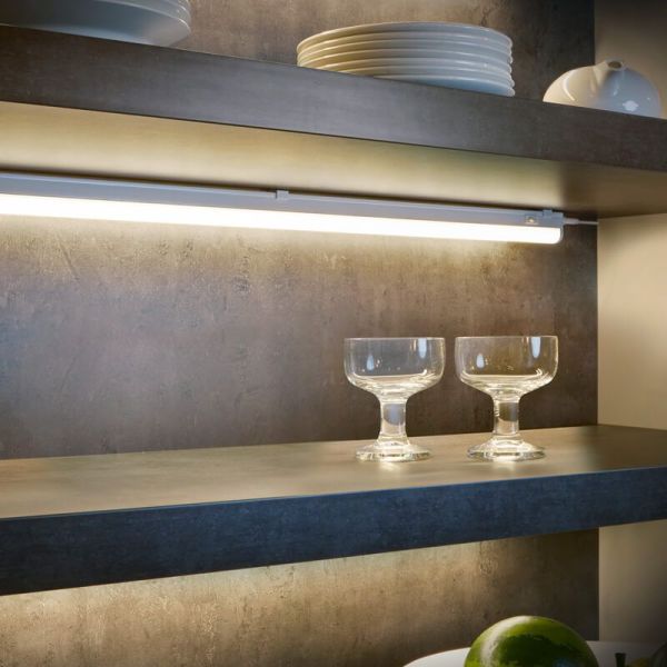 Aplique de pared LED cocina bajo mueble interruptor RAMON 51cm | LeonLeds