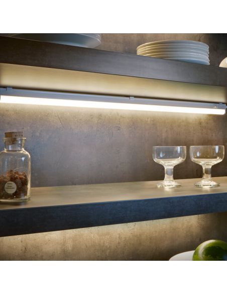 Applique murale avec éclairage LED pour meuble de cuisine RAMON 84cm | LéonLeds