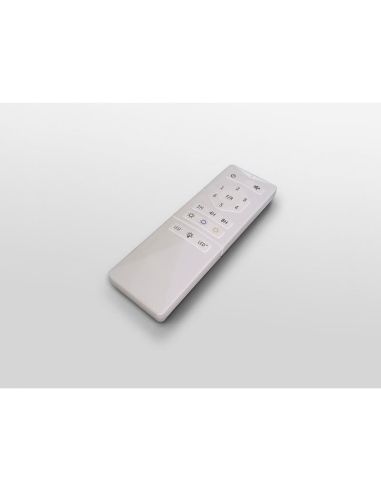 HERÓN Lumière LED ventilateur de plafond dimmable fonction inverse télécommande noir mat