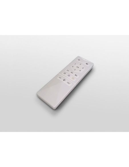 Ventilador de techo luz LED HERÓN dimmable función inversa Negro mate mando a distancia