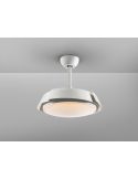 Ventilador de techo LED ENZO dimmable aspas retráctiles foto ambiente aspas cerradas
