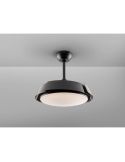 Ventilador de techo luz LED ENZO dimmable función Inversa detalle aspas cerradas