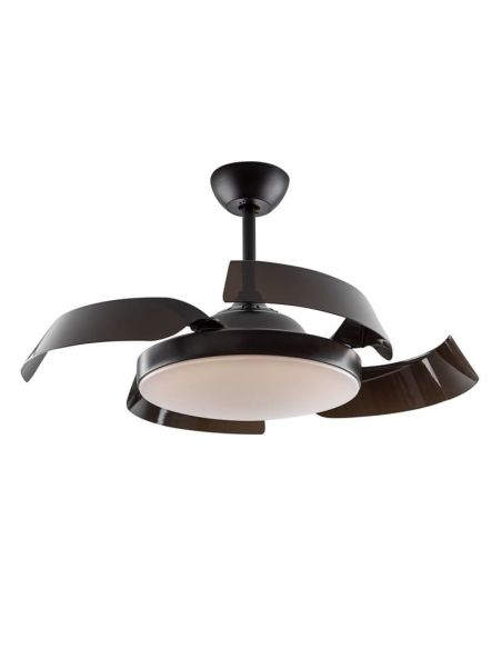 ENZO Lampe LED ventilateur de plafond dimmable Fonction inverse | LéonLeds