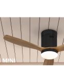 Ventilador de techo LED SIROCO MINI dimmable función inversa | LeonLeds