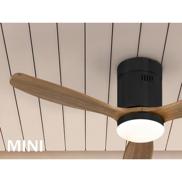 Ventilador de techo LED SIROCO MINI dimmable función inversa | LeonLeds