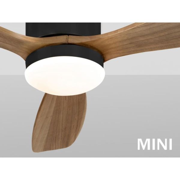 Ventilador de techo LED SIROCO MINI dimmable función inversa | LeonLeds
