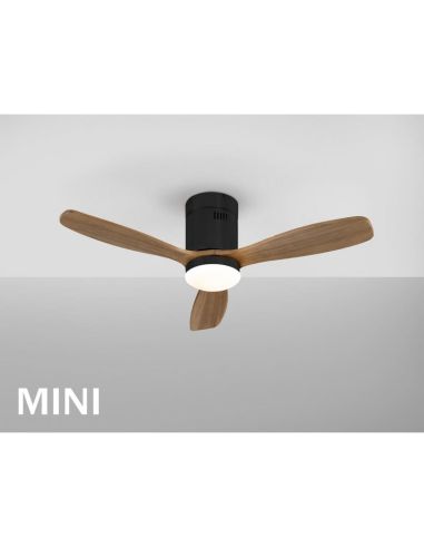 Ventilador de techo LED SIROCO MINI dimmable función inversa | LeonLeds