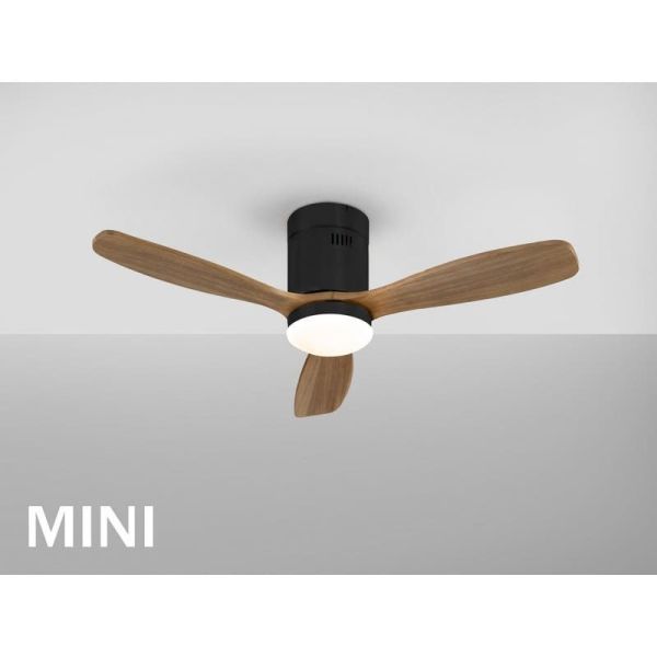 Ventilador de techo LED SIROCO MINI dimmable función inversa | LeonLeds