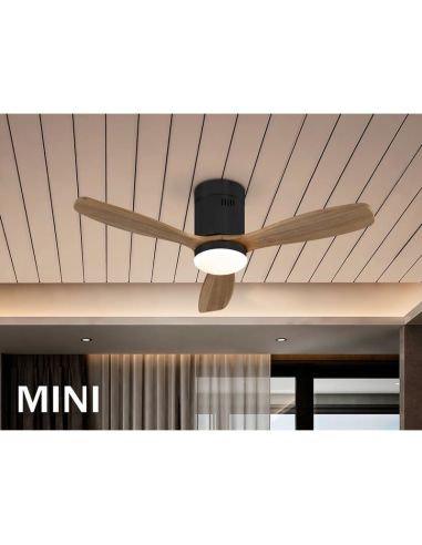 SIROCO MINI LED ventilateur de plafond dimmable fonction inverse | LéonLeds