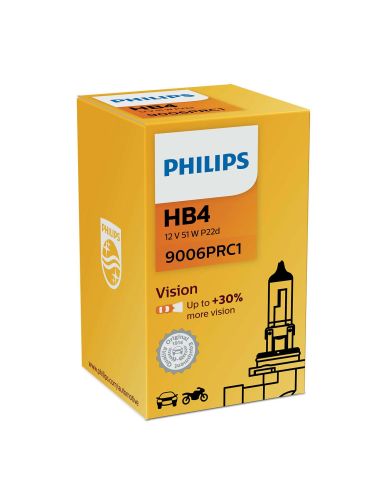 Bombillas Philips HB4 9006 Vision +30% de luz 9006PRC1  | LeonLeds
