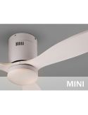 Ventilador de techo con luz SIROCO MINI Función Inversa| LeonLeds