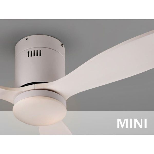 Ventilador de techo con luz SIROCO MINI Función Inversa| LeonLeds
