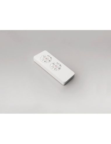 Ventilateur de plafond LED blanc dimmable SIROCO 6 vitesses | LéonLeds