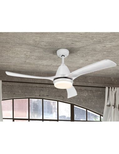 ASPAS Ventilateur de plafond LED dimmable 3000-5000K IP20 | LéonLeds