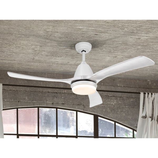 ASPAS Ventilateur de plafond LED dimmable 3000-5000K IP20 | LéonLeds