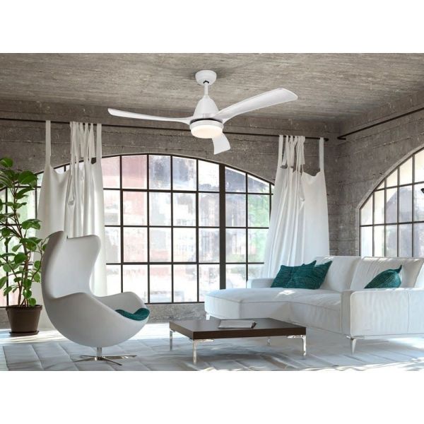 Ventilador de techo LED ASPAS dimmable 3000-5000K IP20 | LeonLeds