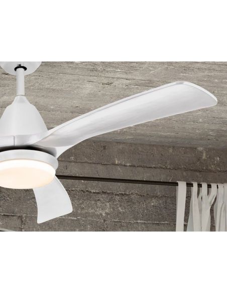 ASPAS Ventilateur de plafond LED dimmable 3000-5000K IP20 | LéonLeds