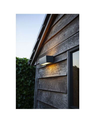 Applique murale LED intelligente GEMINI 2700K-6500K+RGB 17W anthracite LUMIÈRE haut et bas