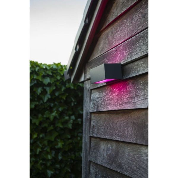 Aplique LED inteligente GEMINI 2700K-6500K+RGB 17W antracita LUZ arriba y abajo