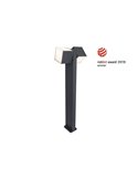 Baliza exterior LED CUBA 75cm de altura doble cabezal 24,4W 3000K/4000K