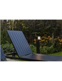 Baliza exterior LED CUBA 75cm de altura 1 cabezal 12,2W 1200Lm 3000K antracita/negro mate con y sin enchufe lateral