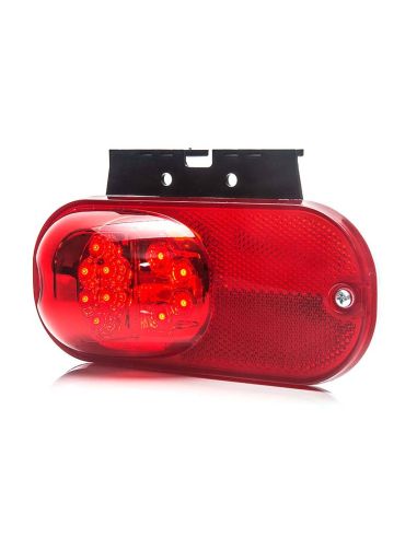 Piloto Led posición trasera y catadioptrico para plataformas autobuses remolques camiones con soporte | Leonleds