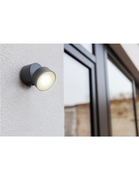 Aplique/Foco LED de pared exterior TRUMPET 4000K