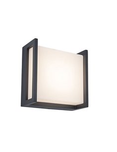 QUBO MINI applique murale extérieure LED carrée anthracite 9,5W 3000K/4000K