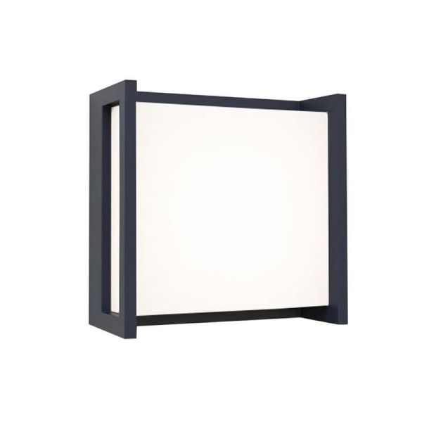 QUBO MINI applique murale extérieure LED carrée anthracite 9,5W 3000K/4000K