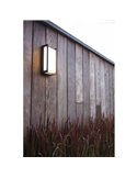 Aplique exterior LED QUBO rectangular antracita 3000K/4000K con y sin sensor de movimiento