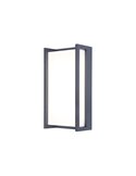 Applique d'extérieur LED rectangulaire anthracite QUBO 3000K/4000K avec et sans détecteur de mouvement