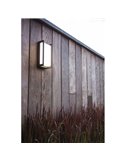 Aplique LED retangular antracite QUBO para exterior 3000K/4000K com e sem sensor de movimento