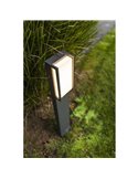 Baliza exterior LED QUBO  17W 3000K con y sin sensor de movimiento 