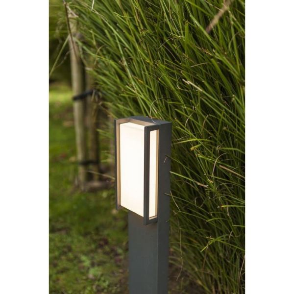 Balise extérieure LED QUBO 17W 3000K avec et sans détecteur de mouvement