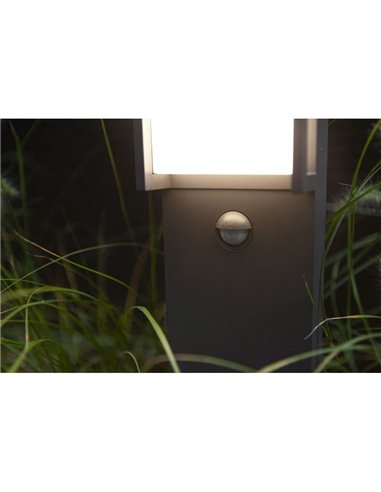 Farol externo LED QUBO 17W 3000K com e sem sensor de movimento