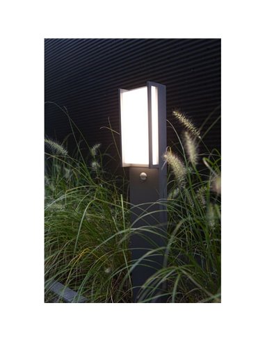 Farol externo LED QUBO 17W 3000K com e sem sensor de movimento