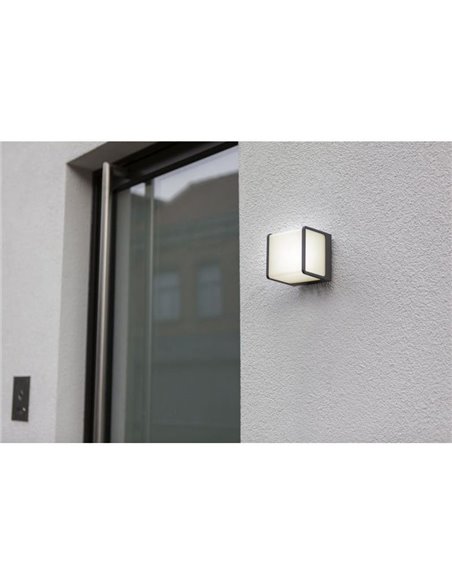 Aplique LED exterior DOBLO MINI Ø11cm 14,5W 3000K