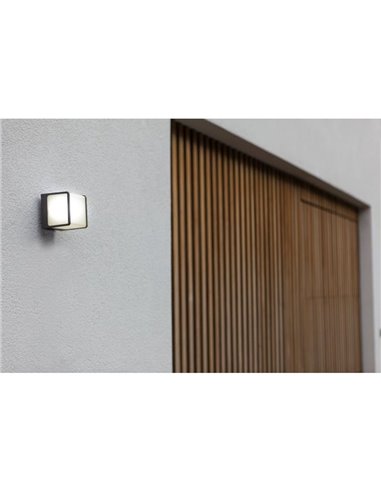 Aplique LED exterior DOBLO MINI Ø11cm 14,5W 3000K