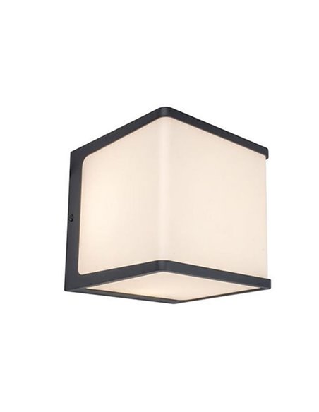 Applique extérieure LED carrée DOBLO Ø15cm 19,1W 3000K/4000K