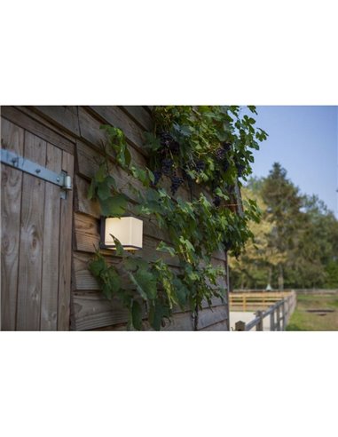 Arandela exterior LED quadrada DOBLO Ø15cm 19,1W 3000K/4000K