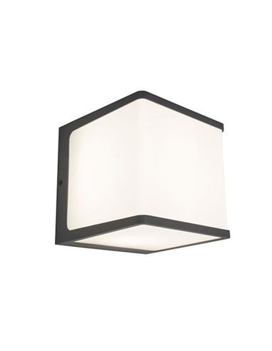 Applique extérieure LED carrée DOBLO Ø15cm 19,1W 3000K/4000K