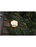 Apique exterior LED DOBLO cuadrado Ø15cm 19,1W 3000K/4000K